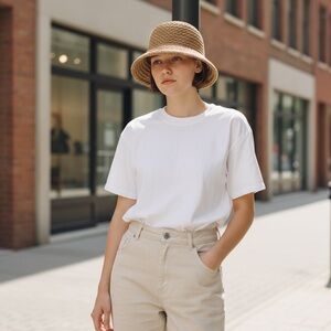 Stylish Tan Women's Crochet Hat by August